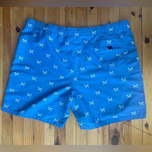 Vineyard Vines Mens Blue Fish Swim Trunks XXL